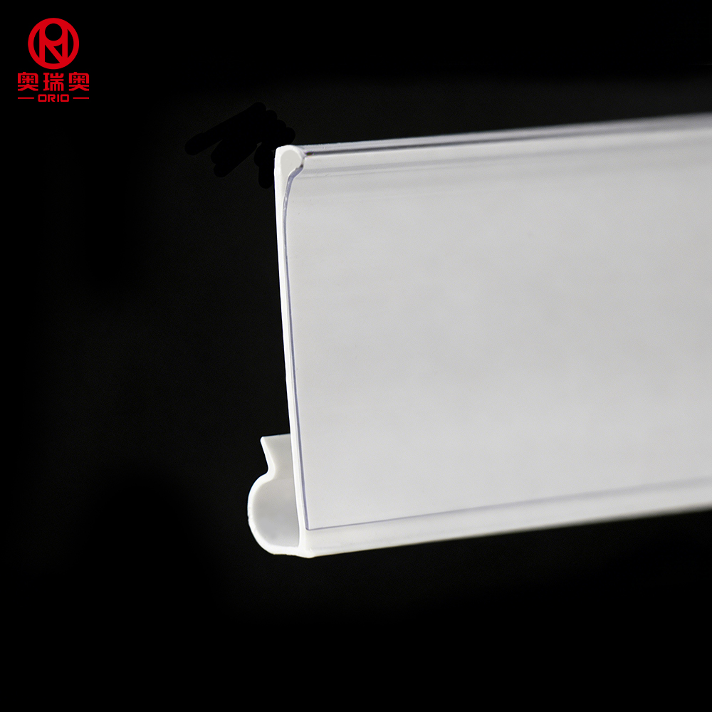 ORIO PVC Plastic Price Tag Holder-U40 ORIO PVC Plastic Price Tag Holder-U40